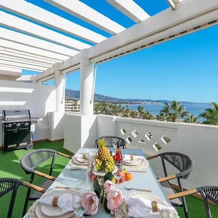 Vacation I Banus Waterfront Penthouse Marina, Sea View, Beachfront Apartment *